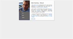 Desktop Screenshot of benhachey.info